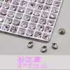Rhinestones de Uñas K9 de Alta Calidad, Rosa Claro, Multifacéticos, Base Puntiaguda, Forma Irregular Tipo Huazi, A Granel Brillantes para Uñas DIY Grandes