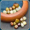Pulsera de Hilo de Semillas de Colores con Perlas Dispersas de Jade Hetian de Cáscara de Xinjiang para Pulsera DIY Wen Play Accesorios Lote Disperso