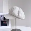 2026 Chapéu Octogonal Xadrez Retro Simples Versátil para Mulheres, Boina Newsboy Elegante Versátil para Proteção Solar de Primavera para o Trabalho