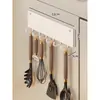 Imán de Refrigerador Estante de Almacenamiento Magnético Lateral Cesta Colgante Simple Caja de Almacenamiento Multifuncional Pared de Cocina Colgante Cesta de Metal sin Perforación
