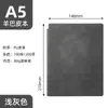 Caderno A5 Personalizado de Alto Valor Pele Espessa Suede Livro de Registros Estilo Simples Executivo Caderno de Escritório