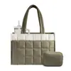 Bolsa Tote Feminina para Trabalho Bolsa para Laptop Bolsa de Viagem Acolchoada de Mão e Ombro