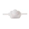 1208YD12*8 interruptor de botão de duas pernas lanterna com travamento automático botão de pé curvo/pé reto branco/preto