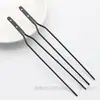 Horquilla antigua de la serie negra mate con retención de color por electroforesis, material principal para accesorios de joyería DIY