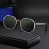 [Personalizado] Gafas de sol Europeas y Americanas Sin Tornillos Gafas de sol Polarizadas Gafas de sol para Hombre para Exteriores y Conducir Gafas Transfronterizas
