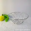 Cesta de Frutas de Metal, Bandeja de Frutas Moderna de Hierro Forjado, Cesta de Almacenamiento para el Hogar Estilo Nórdico, Cesta de Almacenamiento de Snacks, Retro de Lujo Ligero