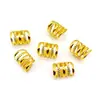 Fivela de cabelo trançada suja de ferro 11*15mm peruca de cinco fios trança joias decorativas anel de cabelo acessórios de cabelo fivela trançada suja