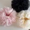 Rosa Industria Pesada Encaje Estilo Princesa Serie Ballet Anillo para el Pelo Intestino Grueso Cuerda para el Pelo Cola de Caballo Dulce Accesorios para el Pelo de Tendón de Goma