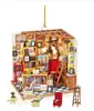 Nueva estantería de librería transfronteriza con colgante creativo, árbol de Navidad, adornos para coche, colgante de acrílico