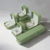 Caja de Joyería de Terciopelo con Hebilla de Perla de Nuevo Estilo para Ceñir la Cintura, Caja de Alta Gama para Anillos, Pendientes y Collares, Caja para Collares de Perlas