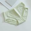 Ropa interior de algodón puro para mujer y niña para otoño e invierno, Bragas de algodón cómodas, transpirables, antibacterianas 7A con letras, de cintura media, antibacterianas y saludables