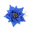Venta Caliente Transfronteriza Decoraciones Navideñas Flor de Nochebuena Flor de Navidad Árbol de Navidad Ropa Accesorios de Ratán Perchero Venta al por Mayor