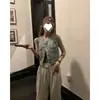 Chaleco Corto de Mezclilla Vintage Chaleco de Verano para Mujer 2023 Nuevo Outfit Holgado Sin Mangas Chaleco Trendy