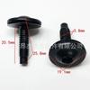 Adequado para BMW Mercedes-Benz Volkswagen Audi Parafuso preto para o quadro do para-lama do para-choque com seis pontas internas
