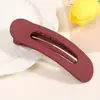 Pinza de Pato Grande Mate de Moda y Sencilla en Colores Dulces, Versátil para Peinar el Cabello en la Parte Trasera de la Cabeza, el Flequillo y el Cabello Suelto