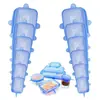 Conjunto de seis peças de plástico filme de silicone quadrado grau alimentício 80g sabor anti-fio tampa selada para conservação de frescor conjunto tampa para aquecimento congelamento