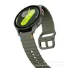Para Galaxy watch7654 correa de silicona color hebilla costura de onda liberación rápida 20mm universal Huawei Samsung
