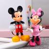Anime 4 Arroz Pareja Mickey Mouse Coreano Creativo Hecho a Mano Muñeca Paisajística Adornos para el Hogar Llavero de Dibujos Animados
