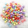 Cuentas Sueltas Acrílicas de 4X7 mm, Varios Estilos de Cuentas Coloridas con el Alfabeto Inglés, Accesorios para Joyería DIY, Cuentas para Pulsera