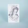 Tatuaje de Gato Chica Literaria Estilo Japonés Transfronterizo Rosa en el Brazo Crea Fácilmente Tatuajes Personalizados de Nicho de Alta Gama~