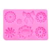 Molde de Silicona de Perla de Gema de Lazo Fondant Pastel Chocolate Arcilla Ultraligera Molde para Hornear
