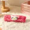 Muñeca de Dibujos Animados Linda Versión Coreana Cara de Celebridad de Internet Diadema para Lavar la Cara Mascarilla de Maquillaje Accesorio para el Cabello Diadema de Felpa