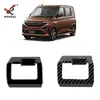 Adecuado para 25 Modelos Daihatsu Move, Marco de Botón de Freno de Mano Electrónico con Textura de Fibra de Carbono Modificación Interior, Accesorios Especiales para Volante a la Derecha