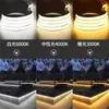 Tira de luz LED superbrillante, tira de luz autoadhesiva, sin driver 220V, COB impermeable de alta presión, para techo de sala de estar en casa, tira de luz lineal suave