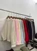 Suéter Transfronterizo de Comercio Exterior para Mujer en Invierno, Talla Grande, para Chicas Ligeramente Gorditas, Aspecto Adelgazante, Color Sólido, Rejuvenecedor, Top de Punto Holgado que Cubre el Vientre