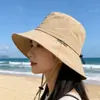Sombrero de Sol de Primavera y Verano con Ala Ancha que Hace que la Cara Parezca Más Pequeña, Adecuado para Ciclismo al Aire Libre, Montañismo, Senderismo, Sombrero de Pescador Transpirable de Secado Rápido