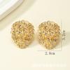 Pendientes con cabeza de león transfronterizos más vendidos de Europa y Estados Unidos para hombres y mujeres, estilo ins japonés y coreano, pendientes de tendencia de moda simples, venta al por mayor en Qingdao