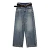 Jeans de Sarga Lavada Vintage Desgastados de Cintura Alta Adelgazantes para Mujer NEIHE Modelo Nuevo Otoño 2026 260103