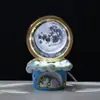 Doraemon Hombre Gordo Azul Luz de Noche Bola de Cristal Brillante Adorno Galaxia Sol Meteoro Lámpara de Mesa Creativa Regalo de Cumpleaños