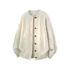 Suéter tipo Henley de estilo americano, nueva colección primavera/otoño, moderno y elegante, con un tacto de alta gama, prenda de punto casual y versátil para hombres y mujeres