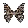 Adornos Decorativos para Pastel de Mariposa Grande Celebridad Cibernética Diosa Bordado Mariposa Grande Cadena de Luces Luminosa Enchufe para Vestido de Fiesta de Cumpleaños