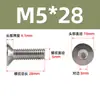 Tornillo hexagonal de cabeza avellanada de acero inoxidable 316 DIN7991, perno de cabeza plana estándar, venta al por mayor, M2M3M4M5-M16