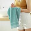 Toalla de algodón para adultos, nueva, gruesa, suave, absorbente, larga, de terciopelo, lisa, para el hogar, para lavar la cara, con logotipo personalizado, venta al por mayor