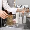 Acrílico transparente cosmético caixa de armazenamento, mesa de banho penteadeira, caixa de cuidados da pele, máscara de perfume, organizando rack de armazenamento