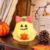 Luz Noturna de Fantasma e Abóbora de Halloween Lâmpada de Vela Eletrônica LED Decoração de Festa de Bar Lâmpada de Atmosfera Ornamento de Mesa