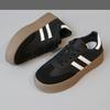 Tenis de Entrenamiento Alemanes de Suela Gruesa para Mujer 2024 Nuevo Otoño de Suela Blanda Combinan con Todo Zapatos Blancos con Falda Tenis Deportivos Casuales para Mujer Modernos