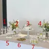 Adorno de mesa de postres soporte de exhibición de hierro forjado blanco bandeja para pasteles soporte para pasteles de té de la tarde europeo mesa de exhibición para descanso del té de comidas frías