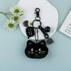 Nuevo Llavero Colgante de Peluche de Gatito de Dibujos Animados Lindo con Cascabel Pequeño, Encanto Versátil Creativo para Bolso