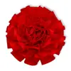Flor de Cinta Clavel Tela Flores Plegadas Hechas a Mano DIY Pasadores para el Cabello de Niños Diademas Ropa Zapatos y Sombreros Accesorios de Flores