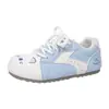 Zapatos de Entrenamiento Coreanos de Nuevo Estilo con Bloques de Color Versátiles, Energéticos y Lindos, Zapatos de Mujer Cómodos de un Solo Color, Zapatos Casuales Retro de Alta Apariencia