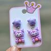 Brincos Infantis Bebê Sanrio Clipe de Orelha 2024 Novo Princesa Desenho Animado Menina Clipe de Orelha Meninas Joias Fofas