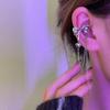 Lazo de circonita micro incrustada, clip encantador para el hueso de la oreja, hebilla para la oreja, femenino, 2022 nuevo, nicho, aretes de alta gama sin perforación