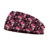 Esportes Transfronteiriços Caveira Rosa Feminino Corrida Absorvente de Suor Antiperspirante Cinto Yoga Fitness Outdoor Lenço de Cabeça Faixa de Cabeça
