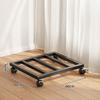 Estante para Flores de Pie para Sala de Estar Estante de Almacenamiento Móvil Bandeja Estante para Flores Subestructura Soporte de Rueda Universal Estante de Almacenamiento para Balcón