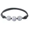 ¡Wow Amazon más vendido pulsera de baloncesto béisbol cordón encerado tejido softbol tenis fútbol Copa del Mundo accesorios de pulsera