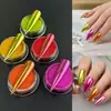 Pó Mágico Espelho para Nail Art de Alta Qualidade, Esmalte em Gel Olho de Gato, Acessórios de Pó Espelhado, Lantejoulas Iridescentes para Unhas Doces e Modernas